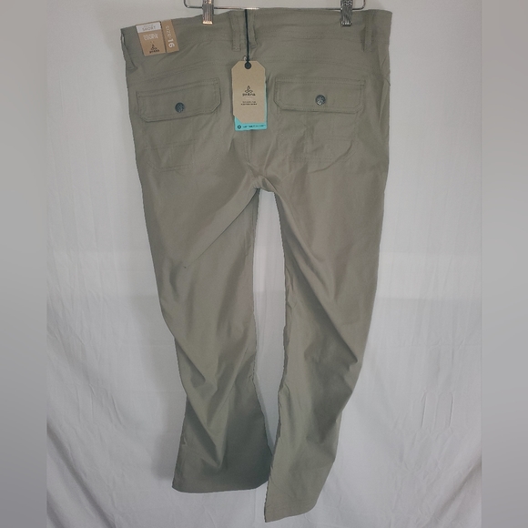 Prana Halle Women's Size 12 Beige Short Inseam Pants 34" Waist, 30" Inse… - Picture 5 of 6